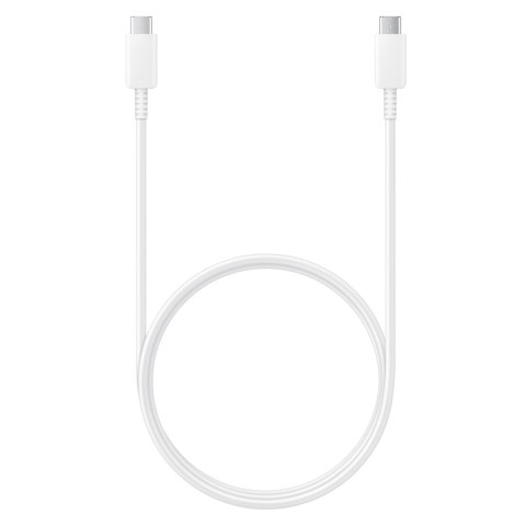 Kabel przewód Samsung USB-C 480Mb/s 5A 1m biały Kabel przewód Samsung USB-C 480Mb/s 5A 1m biały