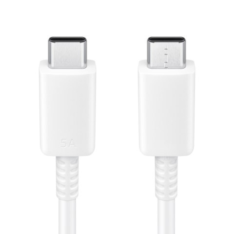 Kabel przewód Samsung USB-C 480Mb/s 5A 1m biały Kabel przewód Samsung USB-C 480Mb/s 5A 1m biały