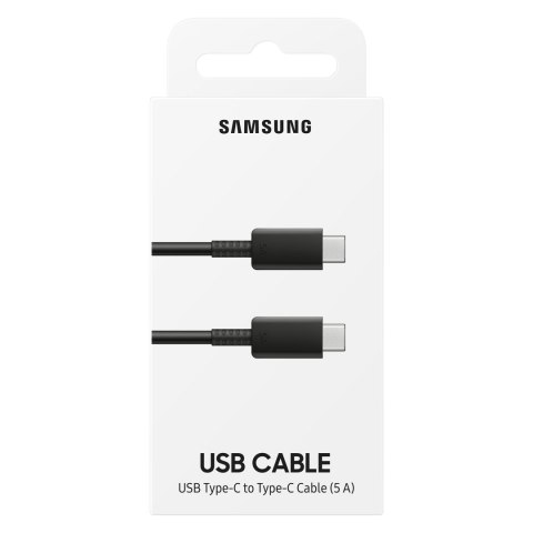 Kabel przewód Samsung USB-C 480Mb/s 5A 1m czarny Kabel przewód Samsung USB-C 480Mb/s 5A 1m czarny