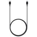 Kabel przewód USB-C - USB-C 3A 480Mb/s 1.8m czarny Kabel przewód USB-C - USB-C 3A 480Mb/s 1.8m czarny