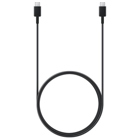 Kabel przewód USB-C - USB-C 3A 480Mb/s 1.8m czarny Kabel przewód USB-C - USB-C 3A 480Mb/s 1.8m czarny