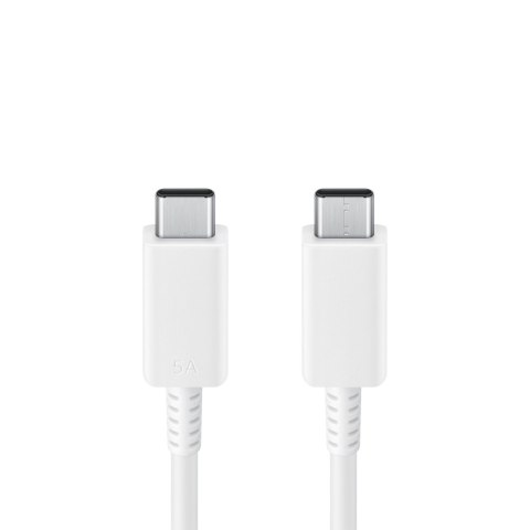 Kabel przewód USB-C - USB-C 5A 480Mb/s 1.8m biały Kabel przewód USB-C - USB-C 5A 480Mb/s 1.8m biały
