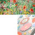 Pancerne etui pokrowiec z żelową ramką iPhone 14 Plus Fusion Design Floral przezroczysty Pancerne etui pokrowiec z żelową ramką iPhone 14 Plus Fusion Design Floral przezroczysty