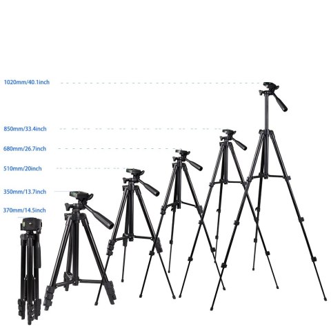 Statyw trójnóg TRIPOD 3120 na aparat fotograficzny telefon i kamerę GoPro Statyw trójnóg TRIPOD 3120 na aparat fotograficzny telefon i kamerę GoPro