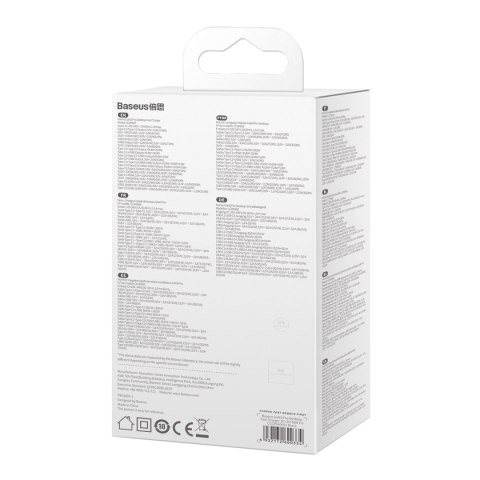 Szybka ładowarka sieciowa GaN3 Pro 2x USB-C / 2x USB 65W PD QC + kabel USB-C 1m czarny Szybka ładowarka sieciowa GaN3 Pro 2x USB-C / 2x USB 65W PD QC + kabel USB-C 1m czarny