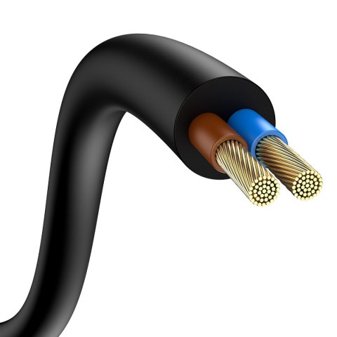 Szybka ładowarka sieciowa GaN3 Pro 2x USB-C / 2x USB 65W PD QC + kabel USB-C 1m czarny Szybka ładowarka sieciowa GaN3 Pro 2x USB-C / 2x USB 65W PD QC + kabel USB-C 1m czarny