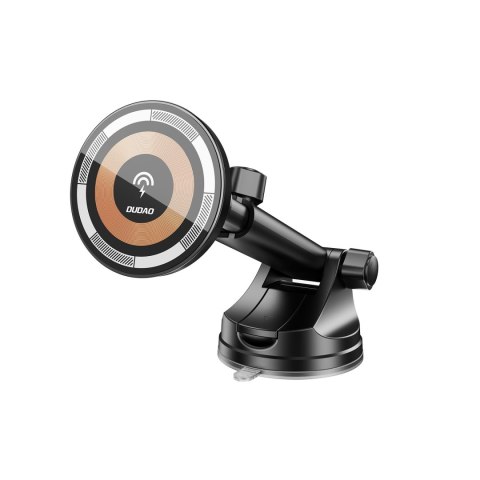 Uchwyt magnetyczny na kokpit z ładowarką indukcyjną MagSafe 15W czarna Uchwyt magnetyczny na kokpit z ładowarką indukcyjną MagSafe 15W czarna