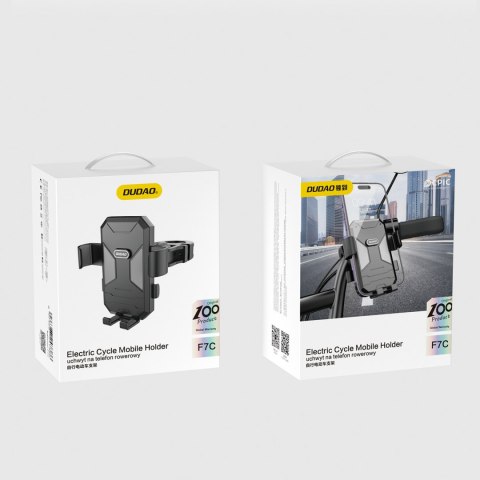 Uchwyt rowerowy motocyklowy do telefonu na kierownicę czarny Uchwyt rowerowy motocyklowy do telefonu na kierownicę czarny