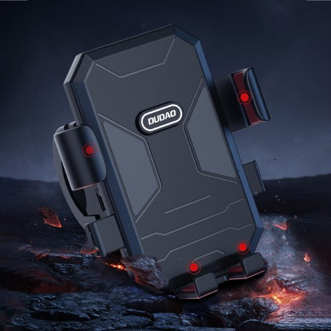 Uchwyt rowerowy motocyklowy do telefonu na kierownicę czarny Uchwyt rowerowy motocyklowy do telefonu na kierownicę czarny