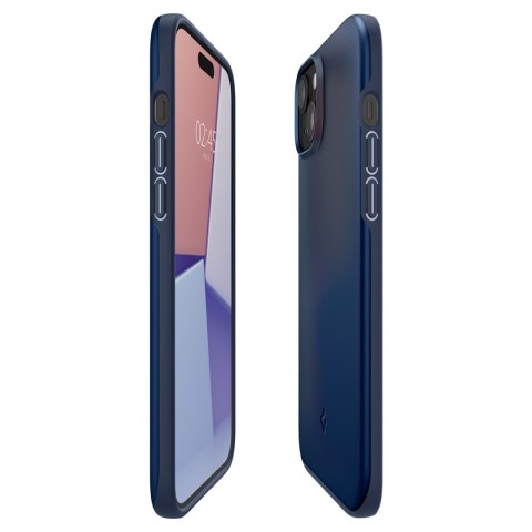 Etui ochronne do iPhone 15 Plus Thin Fit niebieskie Etui ochronne do iPhone 15 Plus Thin Fit niebieskie