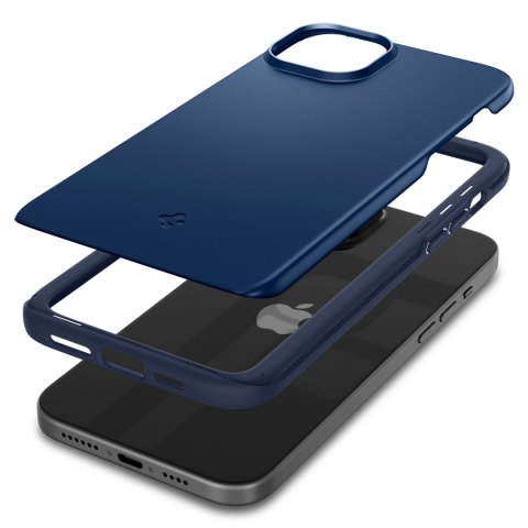 Etui ochronne do iPhone 15 Plus Thin Fit niebieskie Etui ochronne do iPhone 15 Plus Thin Fit niebieskie