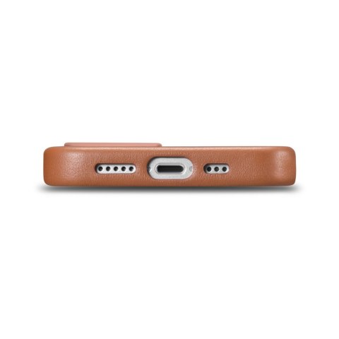 Etui z naturalnej skóry do iPhone 14 MagSafe Case Leather pokrowiec jasny brąz Etui z naturalnej skóry do iPhone 14 MagSafe Case Leather pokrowiec jasny brąz