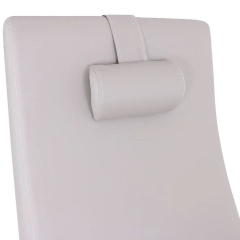 Fotel elektryczny do pedicure z podnóżkiem i brodzikiem HAVANA - szary Fotel elektryczny do pedicure z podnóżkiem i brodzikiem HAVANA - szary