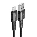 Kabel przewód MFI do iPhone USB - Lightning 2.4A 1.2m czarny Kabel przewód MFI do iPhone USB - Lightning 2.4A 1.2m czarny