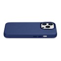 Pokrowiec etui z naturalnej skóry do iPhone 14 Pro Max MagSafe Case Leather jasno niebieski Pokrowiec etui z naturalnej skóry do iPhone 14 Pro Max MagSafe Case Leather jasno niebieski