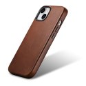 Skórzane etui iPhone 14 Plus magnetyczne z MagSafe Oil Wax Premium Leather Case brąz Skórzane etui iPhone 14 Plus magnetyczne z MagSafe Oil Wax Premium Leather Case brąz