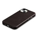 Skórzane etui iPhone 14 Plus magnetyczne z MagSafe Oil Wax Premium Leather Case ciemny brąz Skórzane etui iPhone 14 Plus magnetyczne z MagSafe Oil Wax Premium Leather Case ciemny brąz