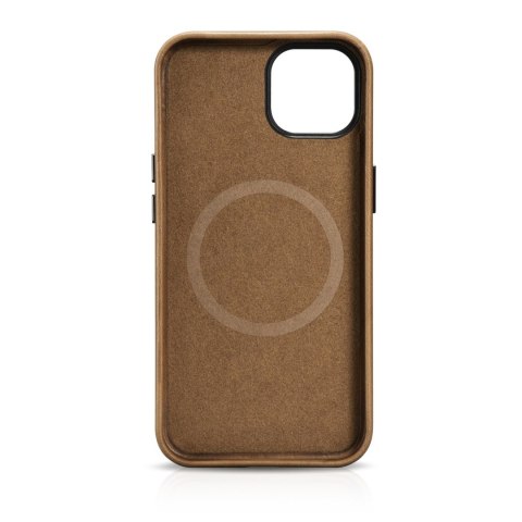 Skórzane etui iPhone 14 Plus magnetyczne z MagSafe Oil Wax Premium Leather Case jasny brąz Skórzane etui iPhone 14 Plus magnetyczne z MagSafe Oil Wax Premium Leather Case jasny brąz