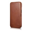 Skórzane etui iPhone 14 Plus z klapką magnetyczne MagSafe CE Oil Wax Premium Leather brązowy Skórzane etui iPhone 14 Plus z klapką magnetyczne MagSafe CE Oil Wax Premium Leather brązowy