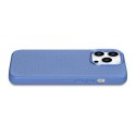 Skórzane etui iPhone 14 Pro magnetyczne z MagSafe Litchi Premium Leather Case niebieski Skórzane etui iPhone 14 Pro magnetyczne z MagSafe Litchi Premium Leather Case niebieski