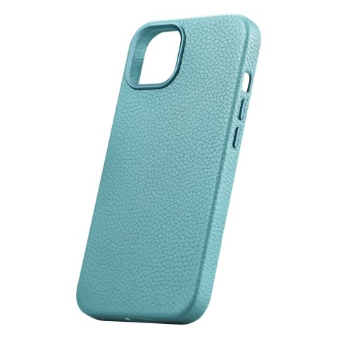 Skórzane etui iPhone 14 magnetyczne z MagSafe Litchi Premium Leather Case zielony Skórzane etui iPhone 14 magnetyczne z MagSafe Litchi Premium Leather Case zielony