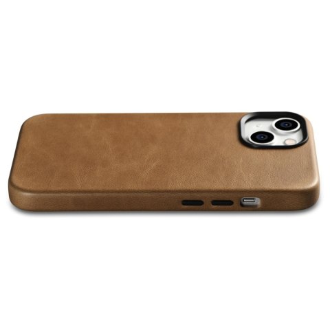 Skórzane etui iPhone 14 magnetyczne z MagSafe Oil Wax Premium Leather Case jasny brąz Skórzane etui iPhone 14 magnetyczne z MagSafe Oil Wax Premium Leather Case jasny brąz