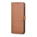 Skórzane etui portfel do Galaxy S22+ Leather Wallet Case brązowy