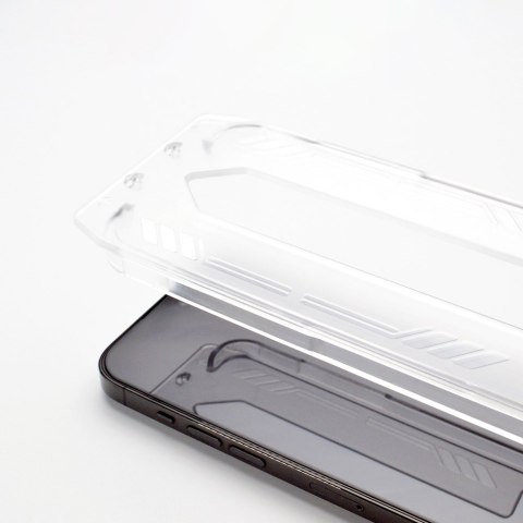 Szkło hartowane 9H z ramką montażową do iPhone 14 Premium Glass czarne