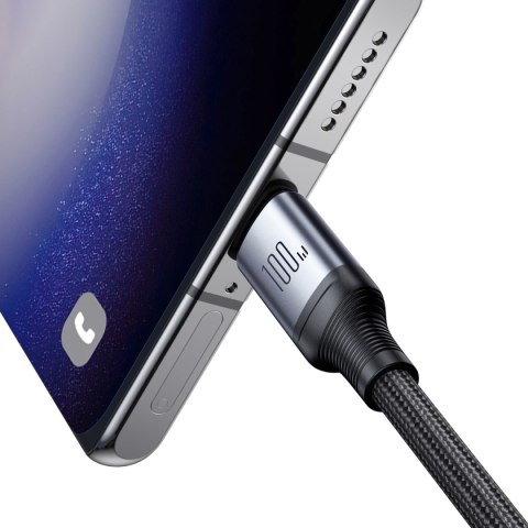 2w1 Kabel przewód Speedy Series USB-C - 2x USB-C 1.5m czarny 2w1 Kabel przewód Speedy Series USB-C - 2x USB-C 1.5m czarny