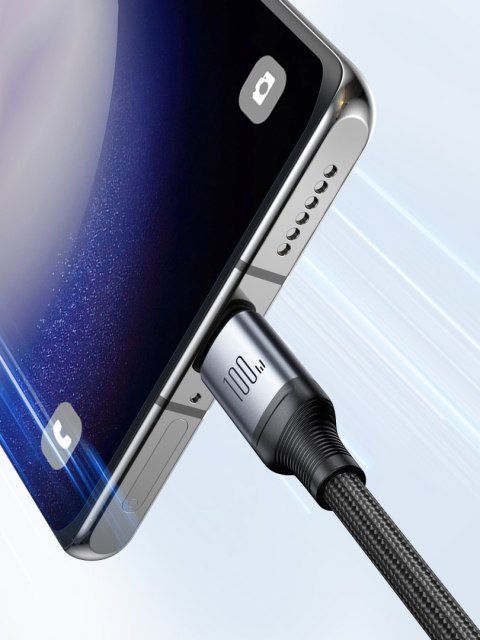 2w1 Kabel przewód Speedy Series USB-C - 2x USB-C 1.5m czarny 2w1 Kabel przewód Speedy Series USB-C - 2x USB-C 1.5m czarny