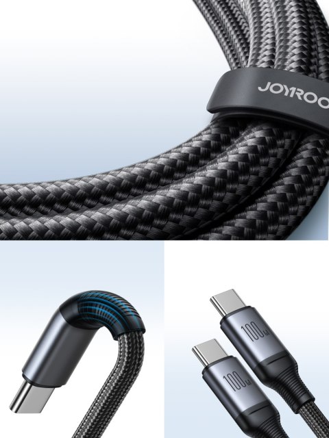 2w1 Kabel przewód Speedy Series USB-C - 2x USB-C 1.5m czarny 2w1 Kabel przewód Speedy Series USB-C - 2x USB-C 1.5m czarny