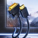 Dwukierunkowy kabel przewód HDMI - DVI 2m czarny Dwukierunkowy kabel przewód HDMI - DVI 2m czarny