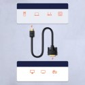 Dwukierunkowy kabel przewód HDMI - DVI 2m czarny Dwukierunkowy kabel przewód HDMI - DVI 2m czarny