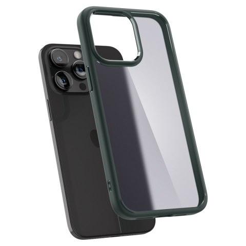Etui Ultra Hybrid na iPhone 15 Pro ciemnozielone Etui Ultra Hybrid na iPhone 15 Pro ciemnozielone