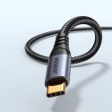 Kabel audio stereo do telefonu AUX 3.5 mm mini jack - USB-C 1.2m czarny Kabel audio stereo do telefonu AUX 3.5 mm mini jack - USB-C 1.2m czarny