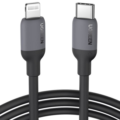 Kabel do szybkiego ładowania iPhone USB-C - Lightning PD 20W 1m czarny Kabel do szybkiego ładowania iPhone USB-C - Lightning PD 20W 1m czarny