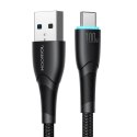 Kabel przewód Starry Series USB-A - USB-C 100W 1m czarny Kabel przewód Starry Series USB-A - USB-C 100W 1m czarny