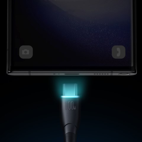 Kabel przewód Starry Series USB-A - USB-C 100W 1m czarny Kabel przewód Starry Series USB-A - USB-C 100W 1m czarny