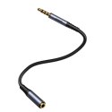 Przedłużacz kabla przewodu Audio Stereo AUX 3.5mm mini jack 1.2m czarny Przedłużacz kabla przewodu Audio Stereo AUX 3.5mm mini jack 1.2m czarny