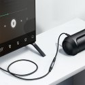 Przedłużacz kabla przewodu Audio Stereo AUX 3.5mm mini jack 1.2m czarny Przedłużacz kabla przewodu Audio Stereo AUX 3.5mm mini jack 1.2m czarny