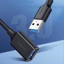Przedłużacz przejściówka kabla USB-A 3.0 5Gb/s 0.5m czarny Przedłużacz przejściówka kabla USB-A 3.0 5Gb/s 0.5m czarny