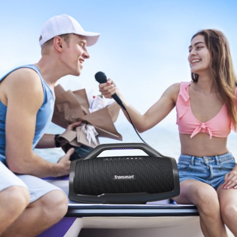 Przenośny głośnik imprezowy Bang Max 130W Bluetooth 5.3 IPX6 czarny Przenośny głośnik imprezowy Bang Max 130W Bluetooth 5.3 IPX6 czarny