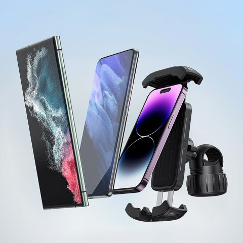 Uchwyt rowerowy do telefonu QuickGo na kierownicę czarny Uchwyt rowerowy do telefonu QuickGo na kierownicę czarny