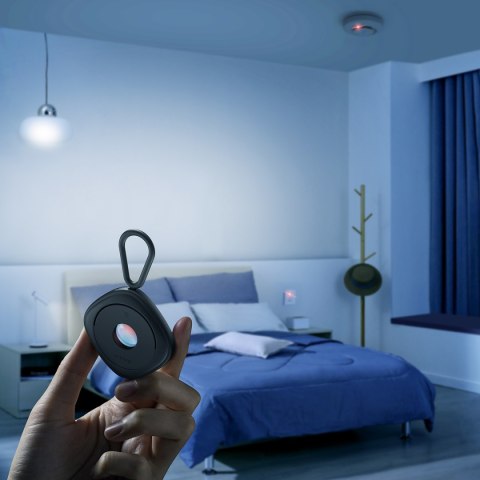 Wykrywacz detektor ukrytych kamer Baseus Heyo BS-HA016 czarny Wykrywacz detektor ukrytych kamer Baseus Heyo BS-HA016 czarny