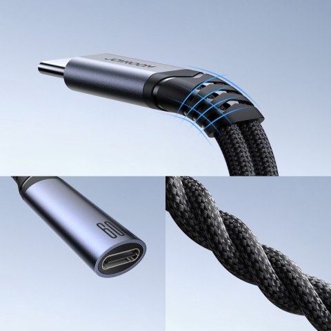 2w1 Adapter przejściówka ładowarka + słuchawki USB-C do 2x USB-C czarny 2w1 Adapter przejściówka ładowarka + słuchawki USB-C do 2x USB-C czarny