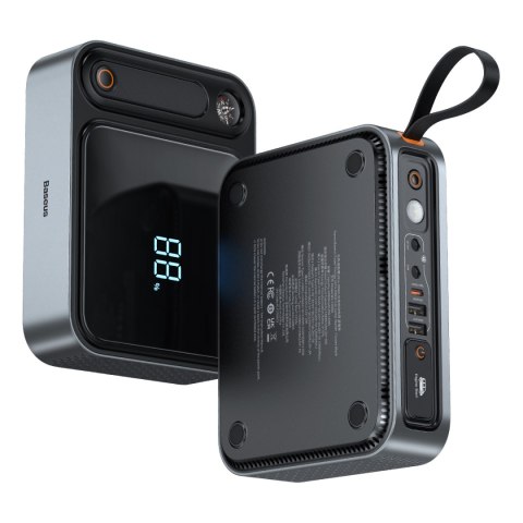 3w1 Powerbank USB USB-C Jump Starter rozruchowy do samochodu 3000A latarka czarny 3w1 Powerbank USB USB-C Jump Starter rozruchowy do samochodu 3000A latarka czarny