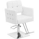 Fotel fryzjerski barberski kosmetyczny z podnóżkiem Physa COTTAM - biały Fotel fryzjerski barberski kosmetyczny z podnóżkiem Physa COTTAM - biały