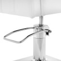Fotel fryzjerski barberski kosmetyczny z podnóżkiem Physa COTTAM - biały Fotel fryzjerski barberski kosmetyczny z podnóżkiem Physa COTTAM - biały