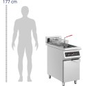 Frytownica indukcyjna wolnostojąca z szafką 30 l 60-190 C 380 V 10000 W Frytownica indukcyjna wolnostojąca z szafką 30 l 60-190 C 380 V 10000 W