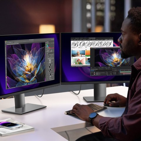 Kabel przewód DisplayPort - HDMI 4K 60Hz w oplocie 1m szary Kabel przewód DisplayPort - HDMI 4K 60Hz w oplocie 1m szary